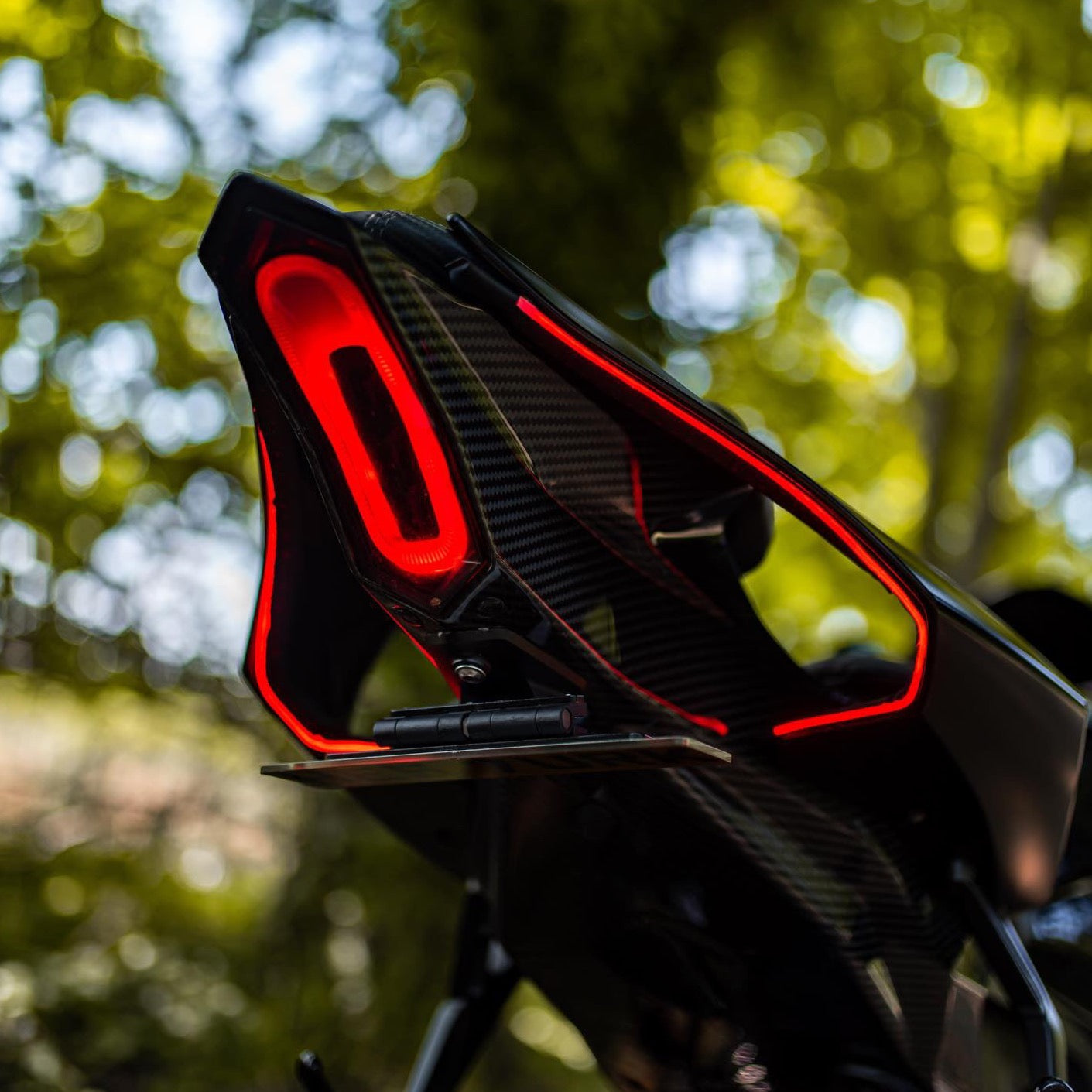 R1M Center Brake Light Signals (Smoke)