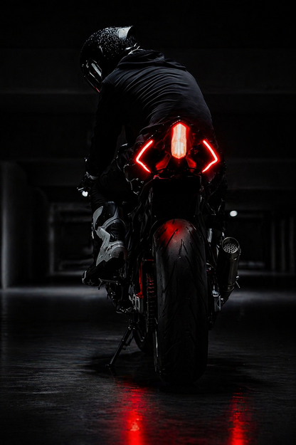 VF Designs Genesis Integrated Rear DRL & Sequential Turn Signals for Yamaha R1M 2020+