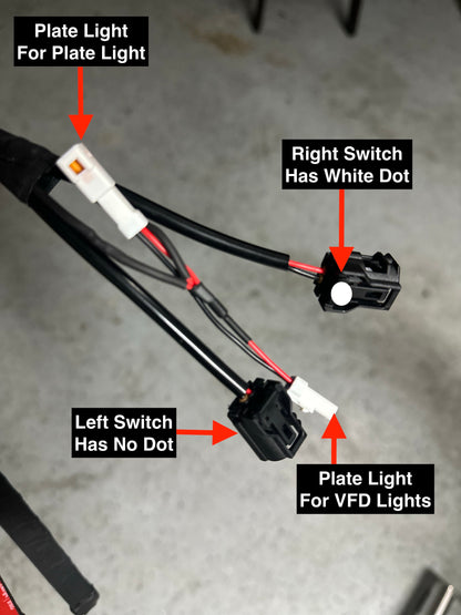 R6 Genesis Integrated Rear DRL & Signals (w/butt connector______) VF Designs